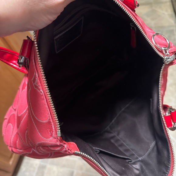 Coach coral tote - Picture 5 of 7